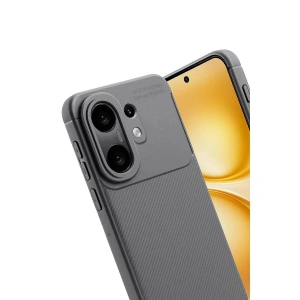Vivo X200 Fe Auto Fus Karbon Kapak -gri