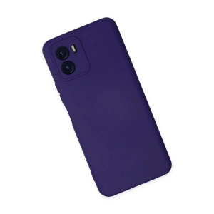 Vivo Y15s Kılıf Nano İçi Kadife  - Mor