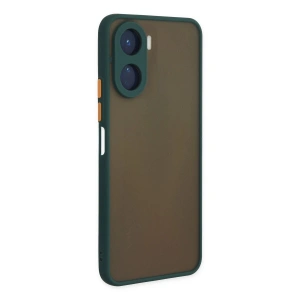 Vivo Y16 Kılıf Montreal  Kapak - Yeşil
