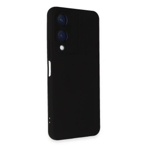 Vivo Y17s Kılıf Nano İçi Kadife  - Siyah