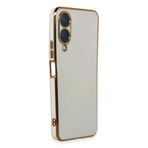 Vivo Y17s Kılıf Volet  - Beyaz