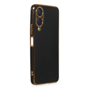 Vivo Y17s Kılıf Volet  - Siyah