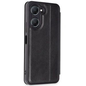 Vivo Y18 Kılıf Flip Cover - Siyah