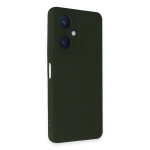 Vivo Y27 Kılıf Nano İçi Kadife  - Koyu Yeşil