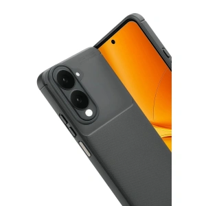 Vivo Y29s Auto Fus Karbon Kapak - Gri