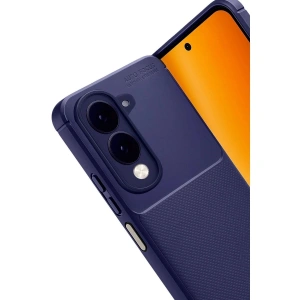 Vivo Y29s Auto Fus Karbon Kapak - Lacivert