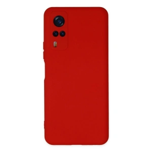 Vivo Y53s Kılıf Nano İçi Kadife  - Kırmızı