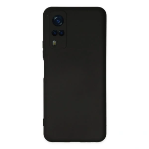 Vivo Y53s Kılıf Nano İçi Kadife  - Siyah