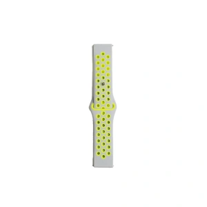 Watch 20mm Spor Delikli Kordon - Gri-yeşil