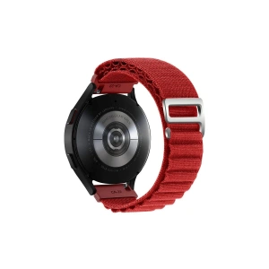 Watch 22mm Kr410 Kumaş Kordon (saat Değildir) - Kırmızı
