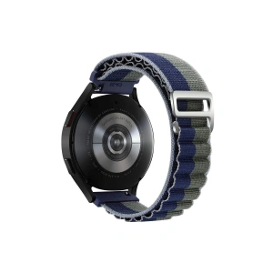 Watch 22mm Kr410 Kumaş Kordon (saat Değildir) - Lacivert-yeşil