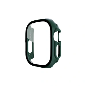 Watch Ultra 49mm Desert Camlı Kasa Ekran Koruyucu - Koyu Yeşil