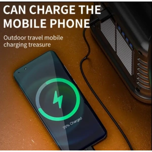 Wıson WS-4343 Çok Fonksiyonlu Solar Şarjlı Powerbanklı Kamp Lambası