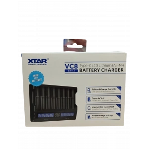 Xtar VC8 Sekizli Li-ion / NI-CD / NI-MH Pil Şarj