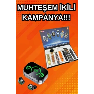 Yeni Model Akıllı Saat ve Ucuz Kaliteli Bluetooth Kulaklık Amoled Ekran Aynalı