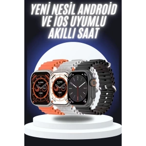 Yeni Nesil Akıllı Saat Çok Yönlü Titreşimli 49 MM Android ve İOS Uyumlu