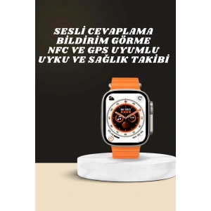 Yeni Nesil Ultra Akıllı Saat Adımsayar Uyku Takibi Nabız Sensörü