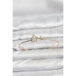 Yıldız Model Gold Renk Bileklik