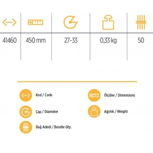 YKS 41460 Keser Sapı 45 cm