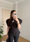 Bolera İkili Siyah Bluz