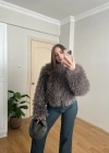 Antrasit Kürk Ceket