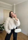 Beyaz Kısa Kürk