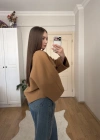 Camel Kancalı Elodie Ceket