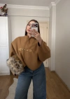 Camel Kancalı Elodie Ceket