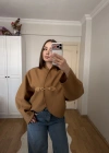 Camel Kancalı Elodie Ceket