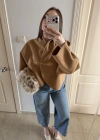 Camel Kancalı Elodie Ceket