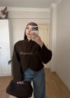 Kahve Kancalı Elodie Ceket