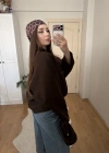 Kahve Kancalı Elodie Ceket
