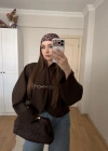 Kahve Kancalı Elodie Ceket