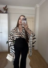 Zebra Desenli Korse Bluz