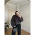 Füme Gri Kısa Kürk