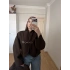 Kahve Kancalı Elodie Ceket