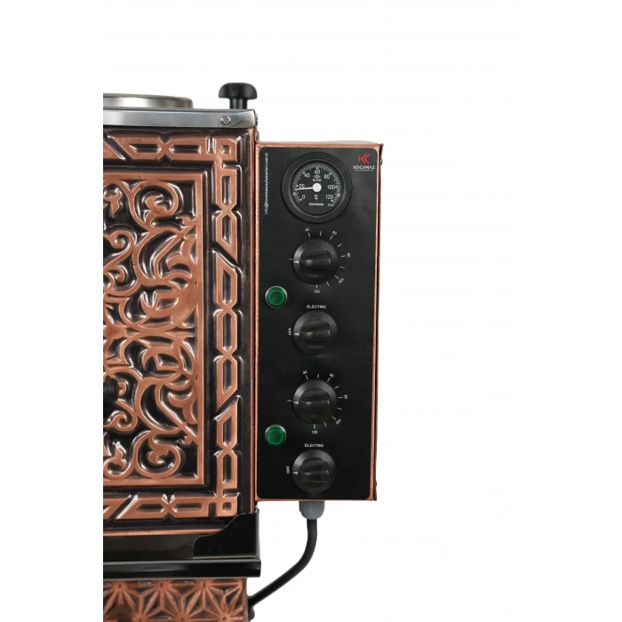 3lü Bakır Sıfıra Sıfır Elektrikli Çay Kazanı