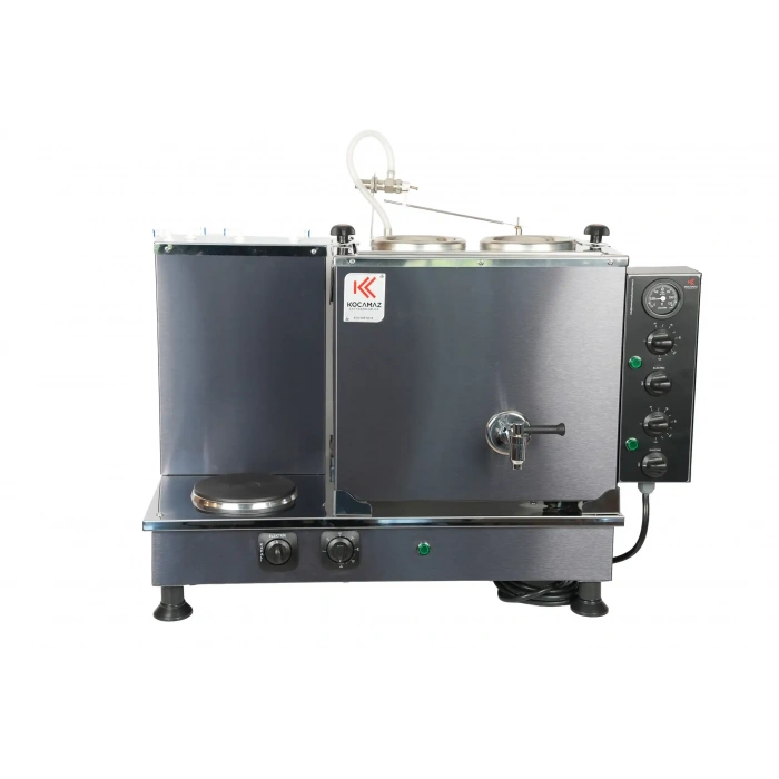 2li Dekoratif İnox Elektrikli Pleytli Çay Kazanı