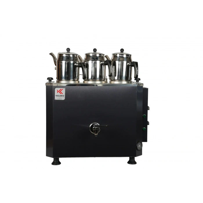3lü Dekoratif İnox Çayland Elektrikli Çay Kazanı