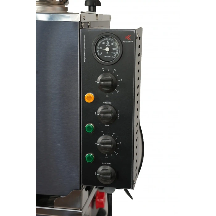 5li Dekoratif İnox Doğalgazlı ve Elektrikli Çay Kazanı