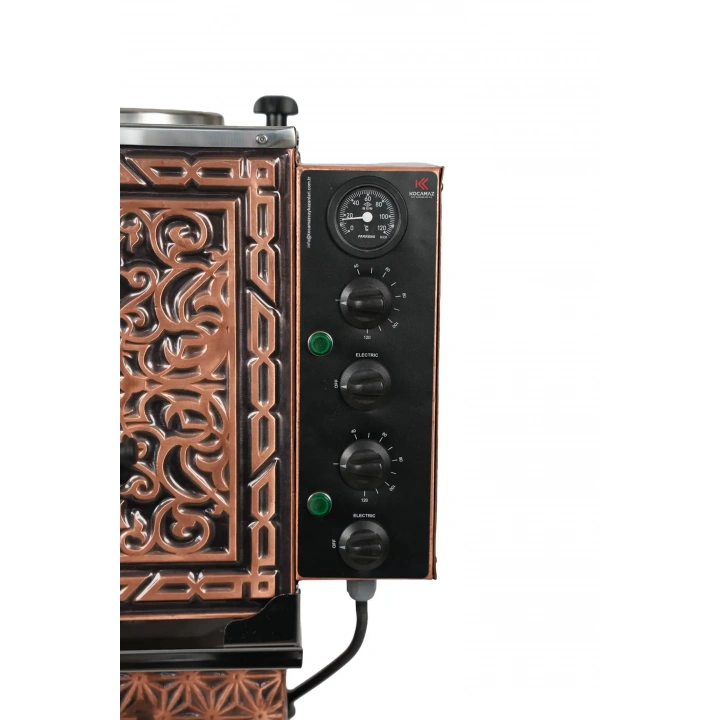 3lü Bakır Sıfıra Sıfır Elektrikli Çay Kazanı