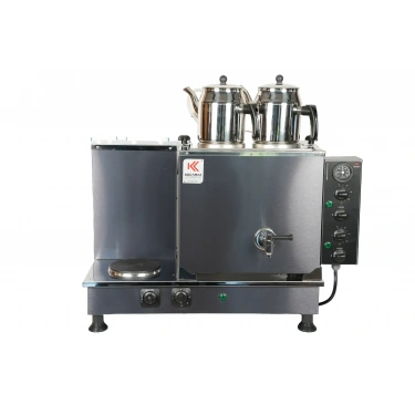2li Dekoratif İnox Elektrikli Pleytli Çay Kazanı