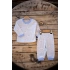 Pamuklu Bulut Desenli Kız Erkek Bebek Pijama İkili Takım