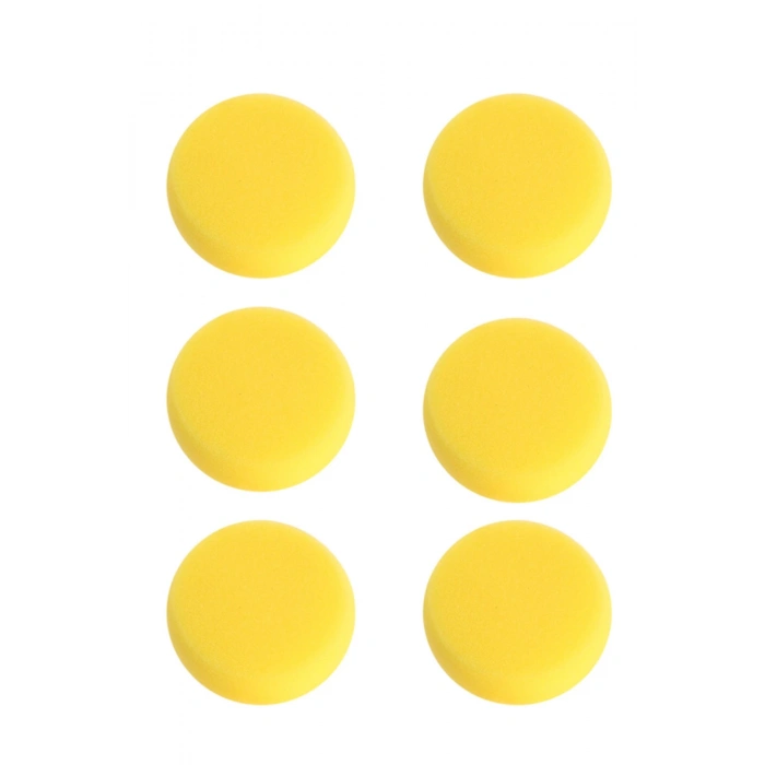 Seramik Rötuş Süngeri 6 Adet Düzeltme Süngeri Yuvarlak Sünger 6lı Set 7 cm x 2,5 cm