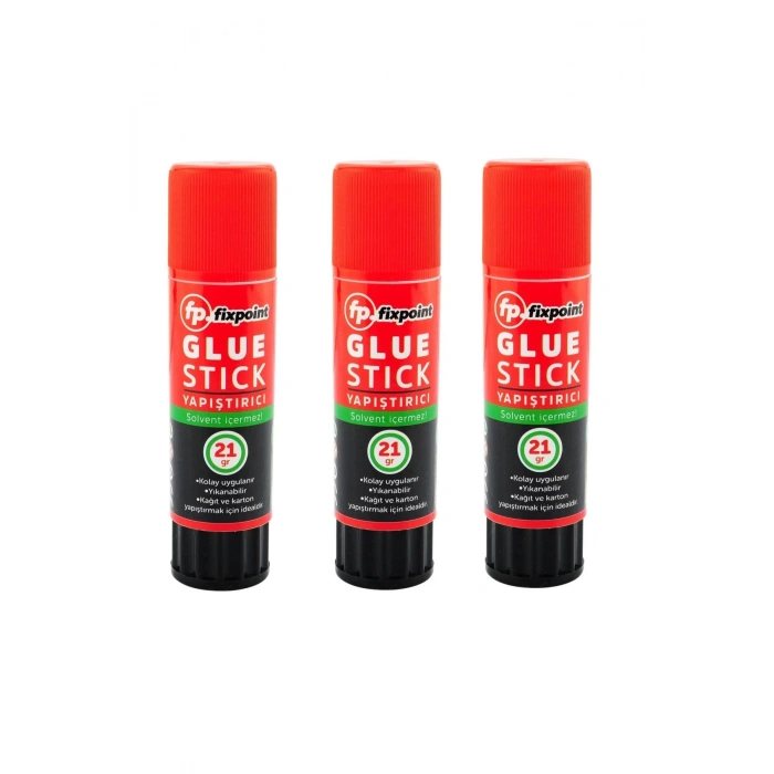 Glue Stick Yapıştırıcı 21gr (3 Adet)