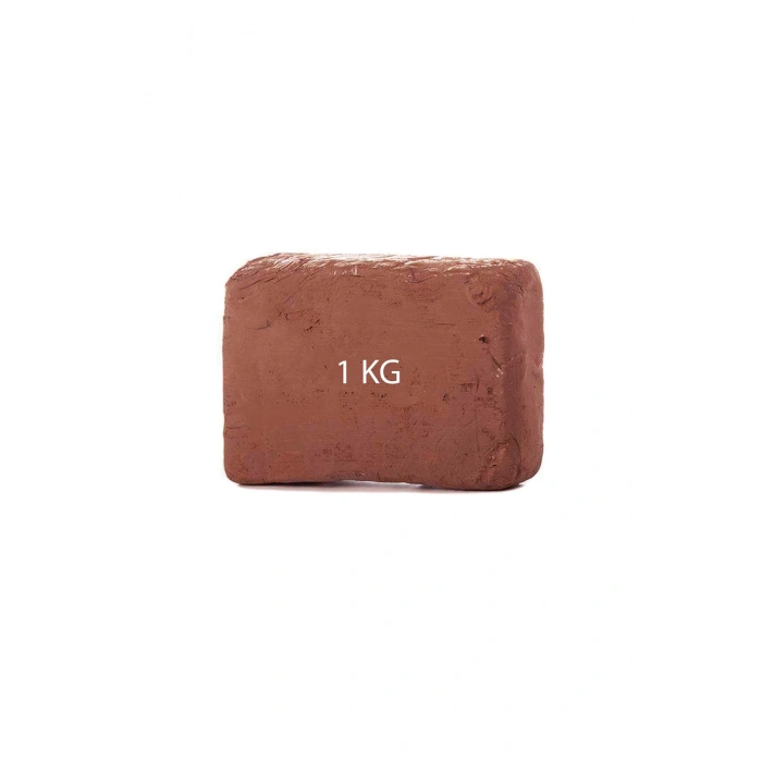 Kahverengi Seramik Hamuru 1 Kg Kırmızı Seramik Çamuru Toprak Doğal Kırmızı Kil Oyun Hamuru Çamuru