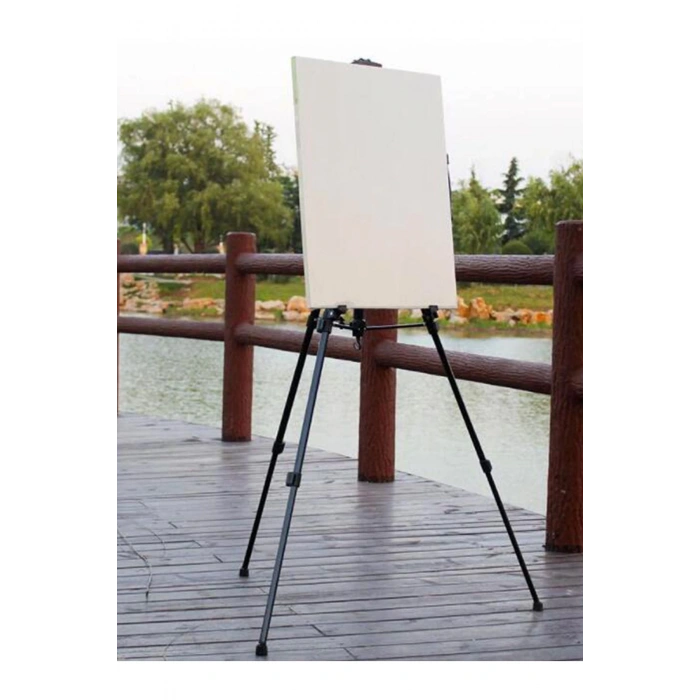 Red Apple 3 Ayaklı Şövale Seti Red Apple Tüp Yağlı Boya Seti 12LI Metal Şövale 35X50 Tuval Seti Metal Spatül