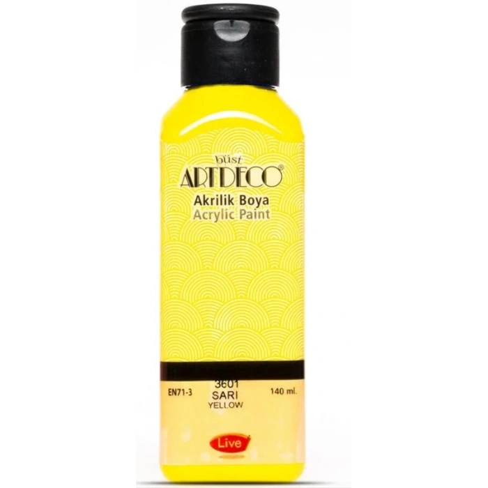 Artdeco Akrilik Boya 140 ml Sarı