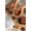 Kahverengi Seramik Hamuru 1 Kg Kırmızı Seramik Çamuru Toprak Doğal Kırmızı Kil Oyun Hamuru Çamuru