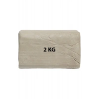 Beyaz Kil Seramik Hamuru 2000 gr Beyaz Seramik Hamuru 2 kg Doğal Kil Çamuru 2000 gram Oyun Çamuru
